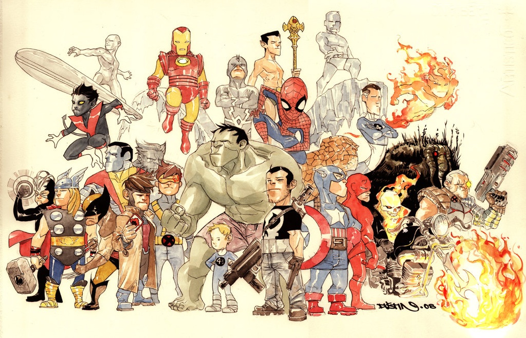 darse cuenta Orbita erupción Geek Art: A Little Love for Marvel — GeekTyrant
