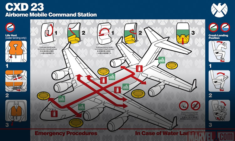 Check Out the Bus' Safety Pamphlet From Marvel's Agents of S.H.I.E.L.D.