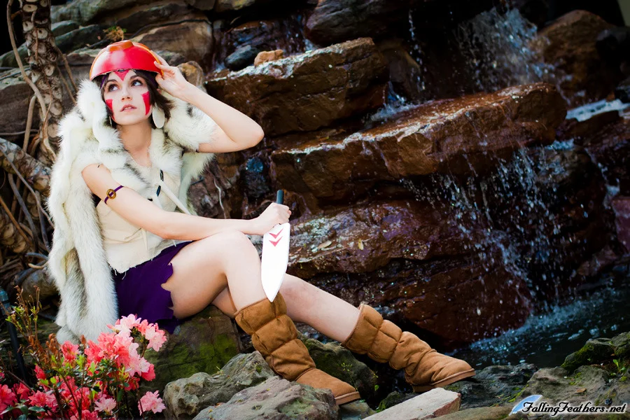 lovelyyorange is San / Princess Mononoke | Photo by fallingfeather