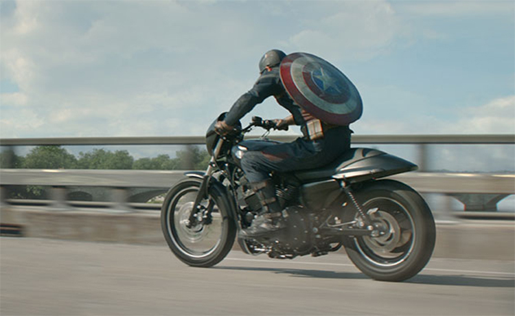 motorcycle captain america winter soldier