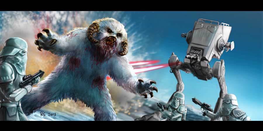 Star Wars Art Trilogy Of Unseen Scenes Geektyrant