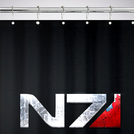 Mass Effect N7 Shower Curtain
