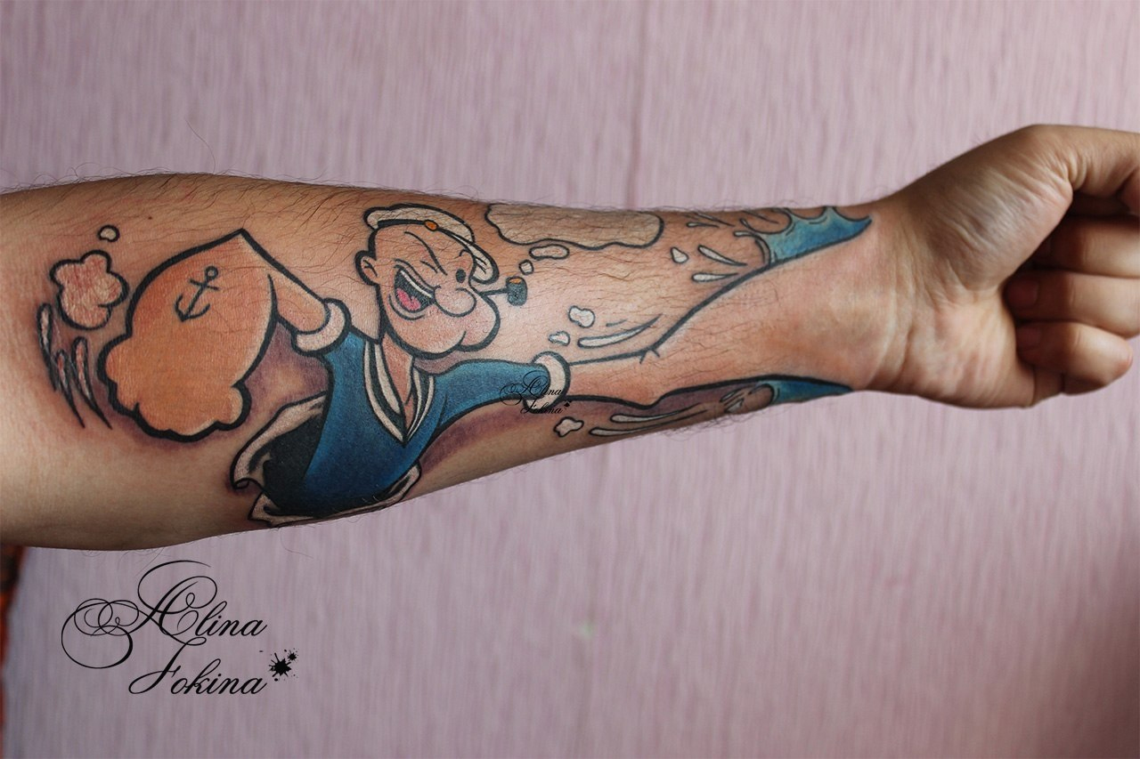 Tattooed Popeye