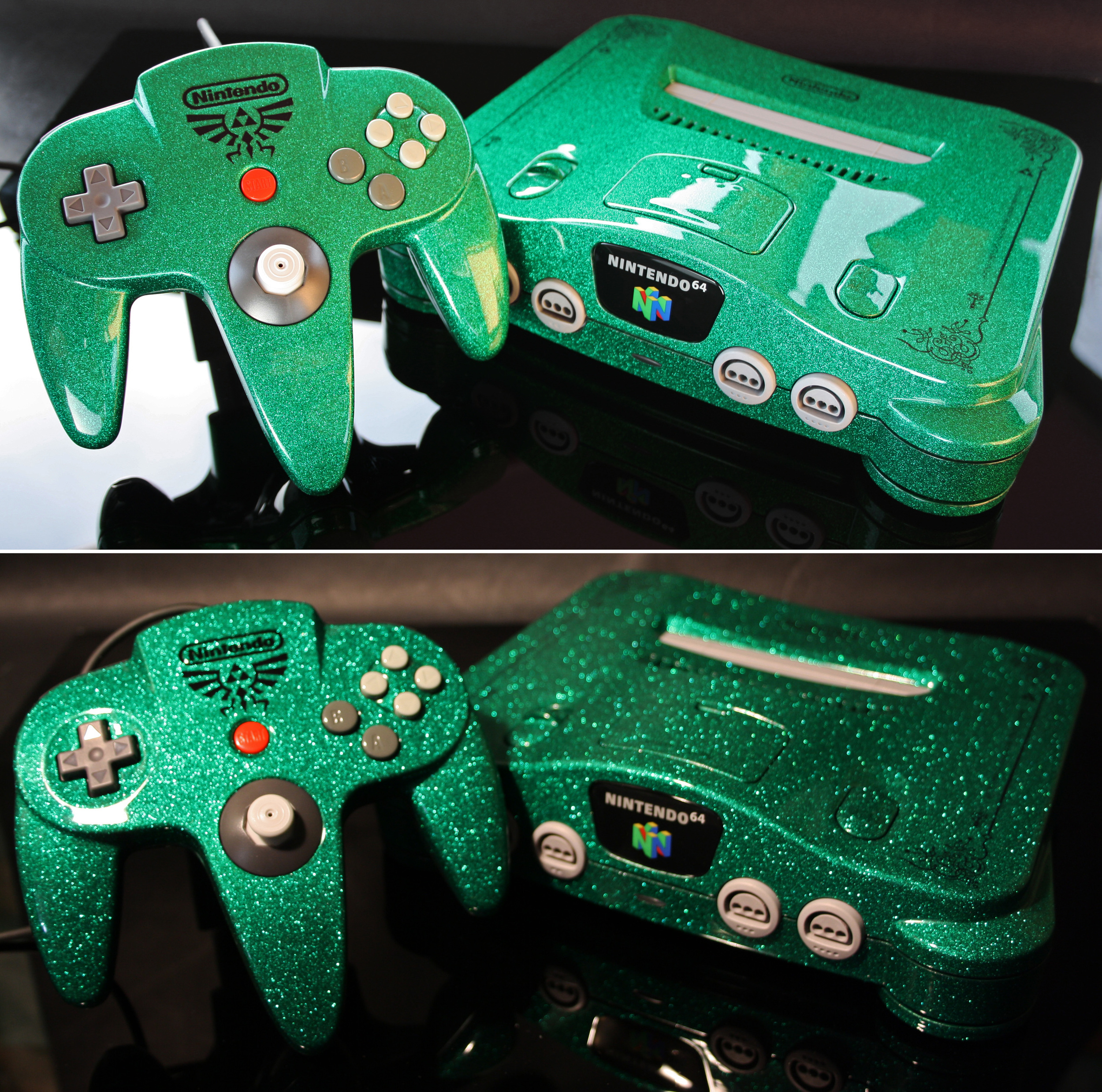 custom_zelda_nintendo_64_green_flake_finish_by_zoki64-d71iyh6.jpg