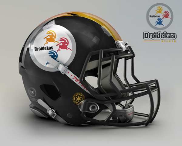 STAR WARS Football Helmet Logo Designs — GeekTyrant