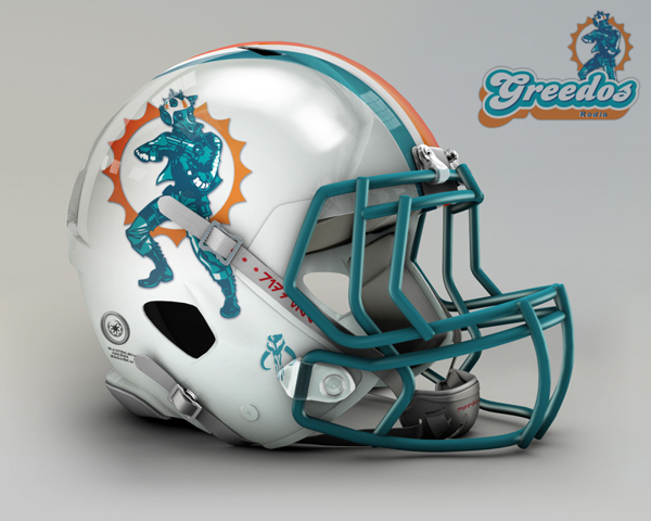STAR WARS Football Helmet Logo Designs — GeekTyrant