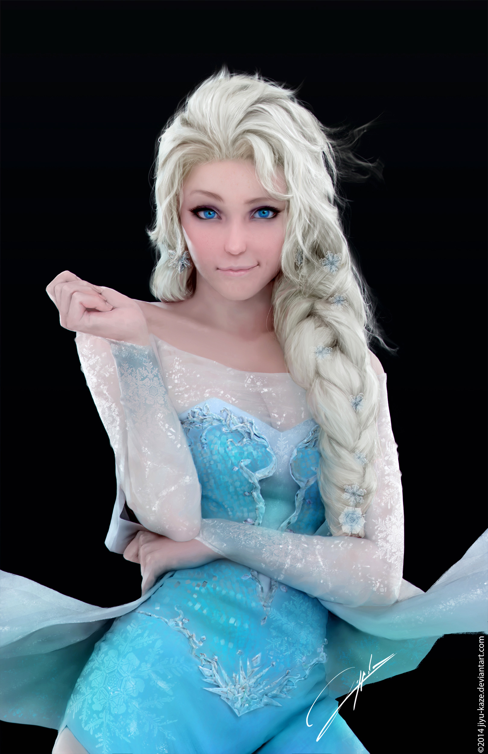 Insanely Realistic Digital Art of Elsa in FROZEN пїЅ Gee