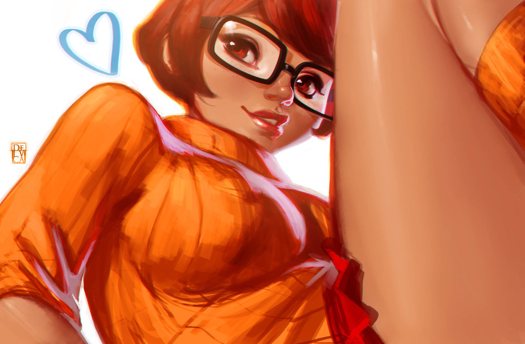 Adorable Digital Fan Art for Velma from SCOOBY-DOO.