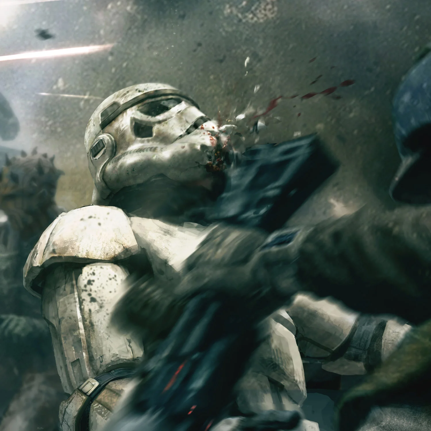 Action Packed Stormtrooper Star Wars Art Fire Assault Geektyrant