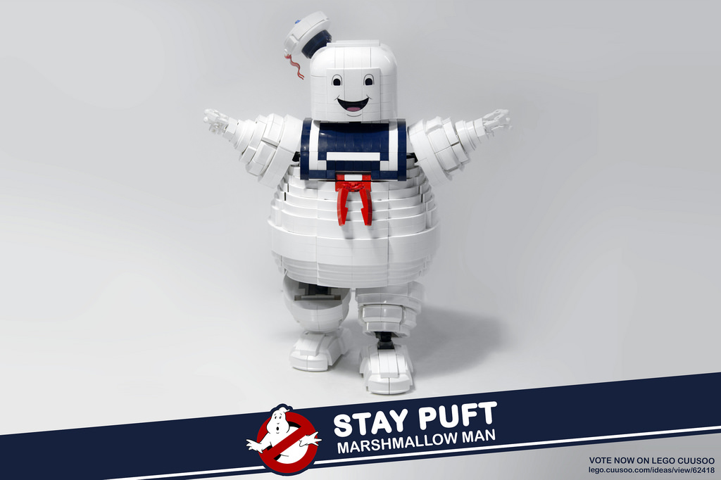 Amazing GHOSTBUSTERS Stay Puft LEGO Set — GeekTyrant