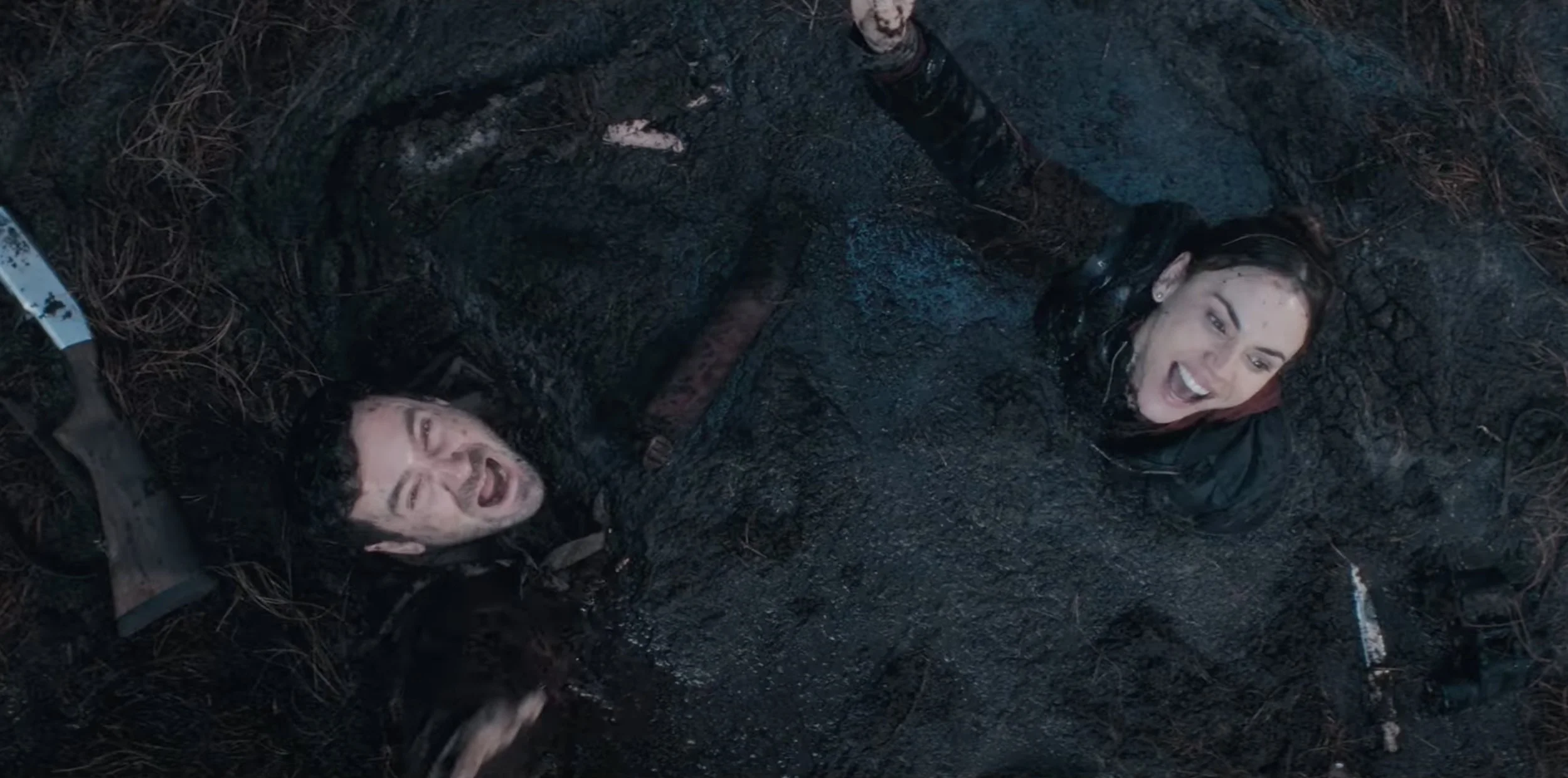 A couple fights for survival in quicksand in the trailer for the survival thriller QUICKSAND
