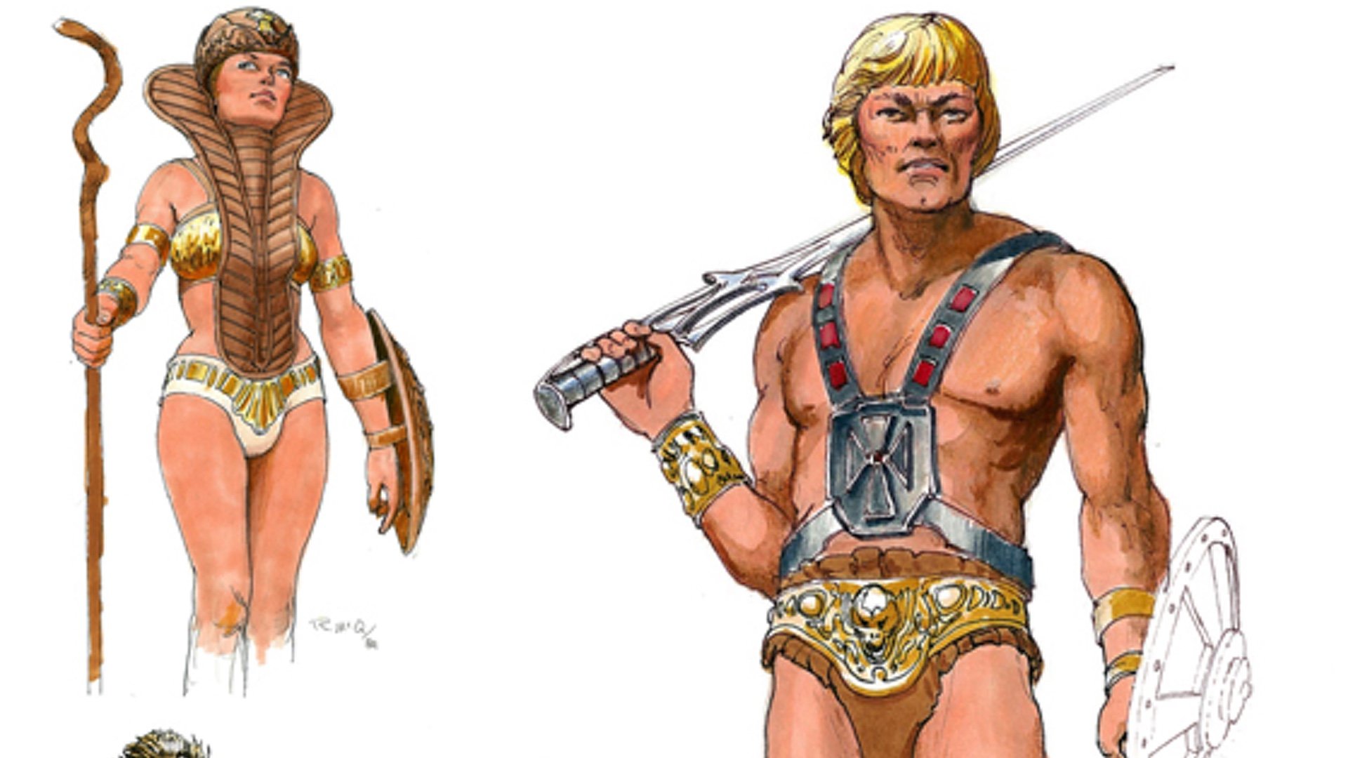 Early Concept Art From STAR WARS Artist Ralph McQuarrie For The Original  MASTERS OF THE UNIVERSE Movie — GeekTyrant