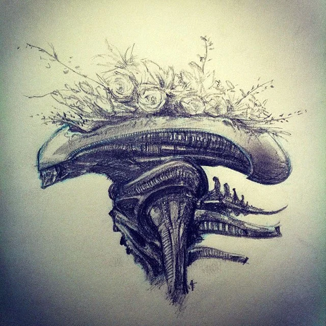 Tribute Art for ALIEN Franchise Artist H.R. Giger — GeekTyrant