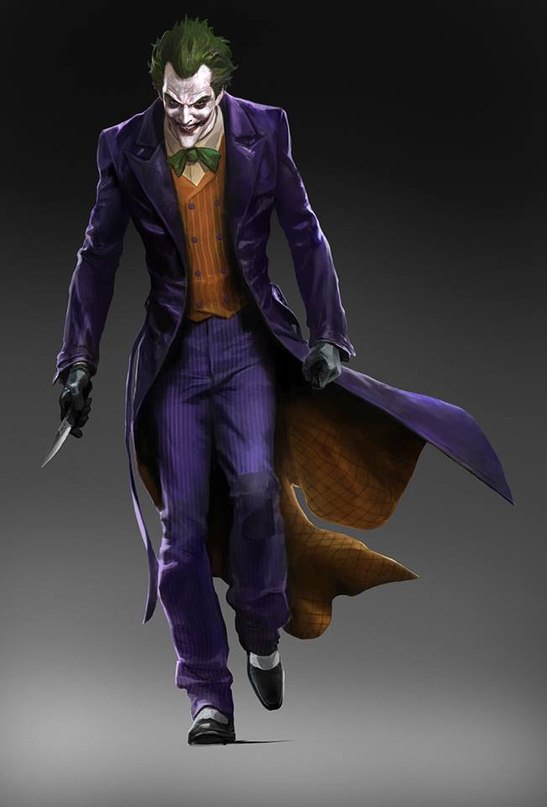 Joker Concept Art for BATMAN: ARKHAM ORIGINS — GeekTyrant