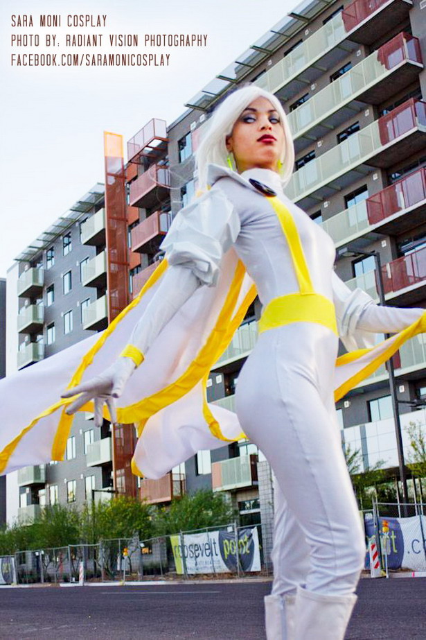 Sara Moni Cosplay is Storm | Photo by: Radiant Vision Photography