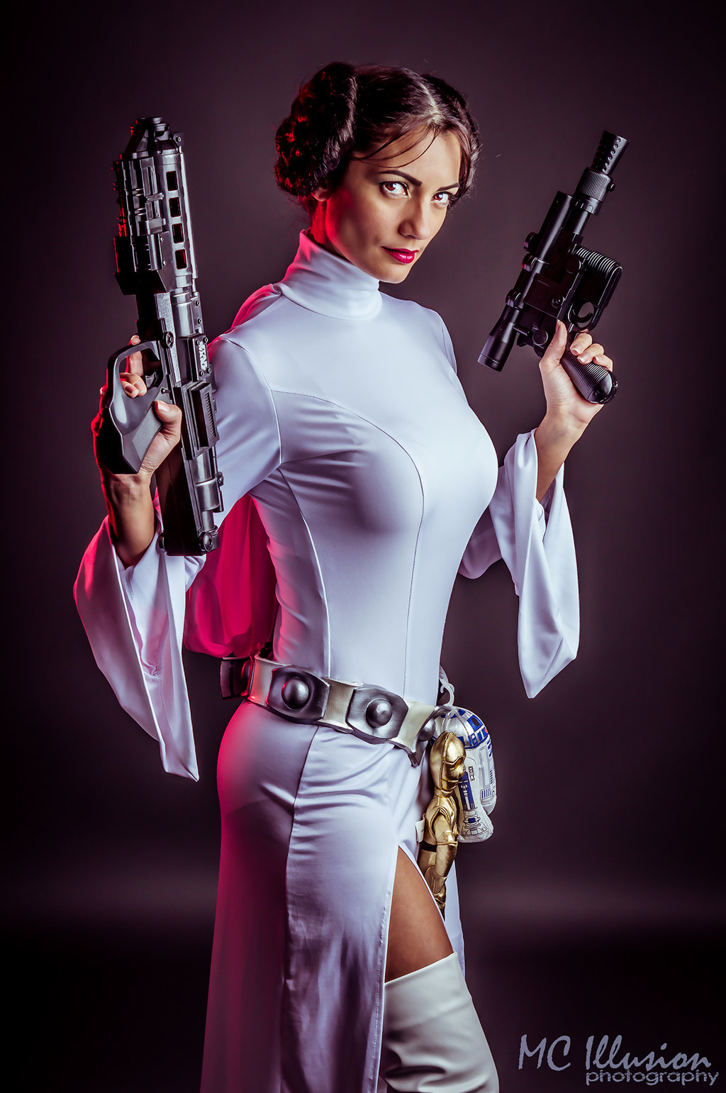 Ivy95 is Priness Leia — Photo by MC Illusion — Based on Art by RobDuenas