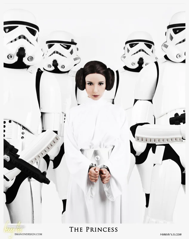 Riddel is Princess Leia — Photo by Benny Lee — Concept by Allison Sohn