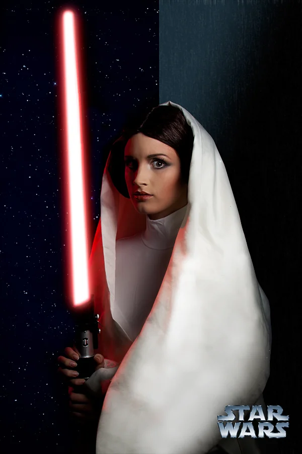 Catharina is Princess Leia — Photo by Snusmumrik — Makeup by Sølvi Strifeldt