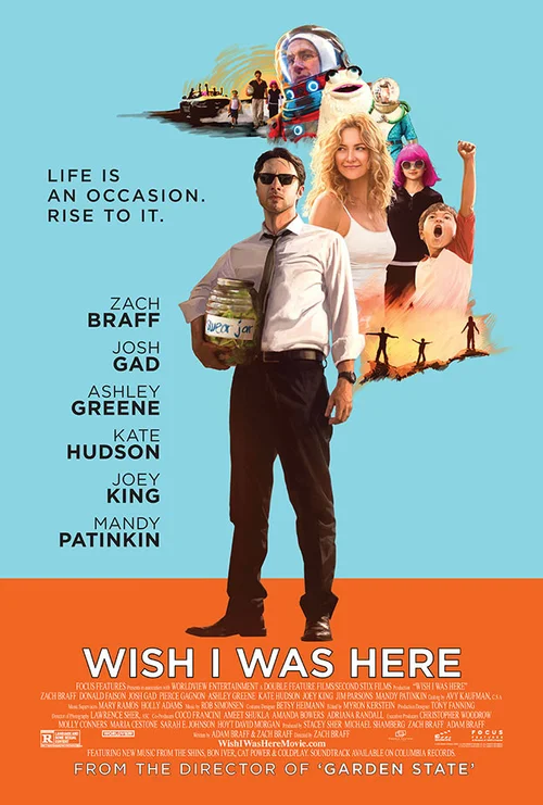New Poster for Zach Braff's WISH I WAS HERE — GeekTyrant