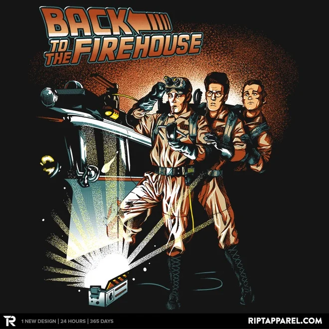 BACK TO THE FUTURE and GHOSTBUSTERS Mashup Art — GeekTyrant