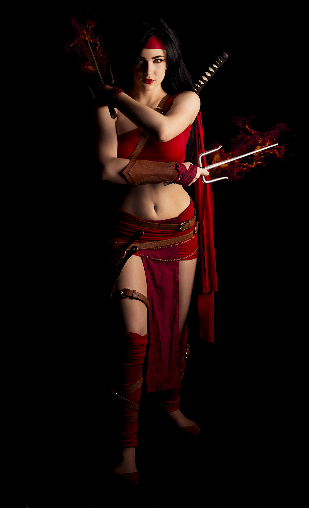 Eve Beauregard is Elektra | Photo by WhatABigCamera