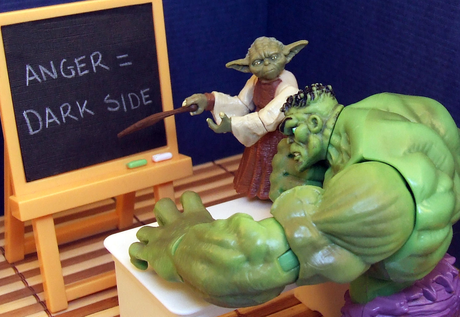  Yoda Hulk — "Anger = Dark Side" by  Imgur  