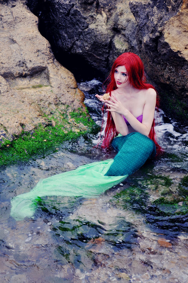 Simca is Ariel, The Little Mermaid