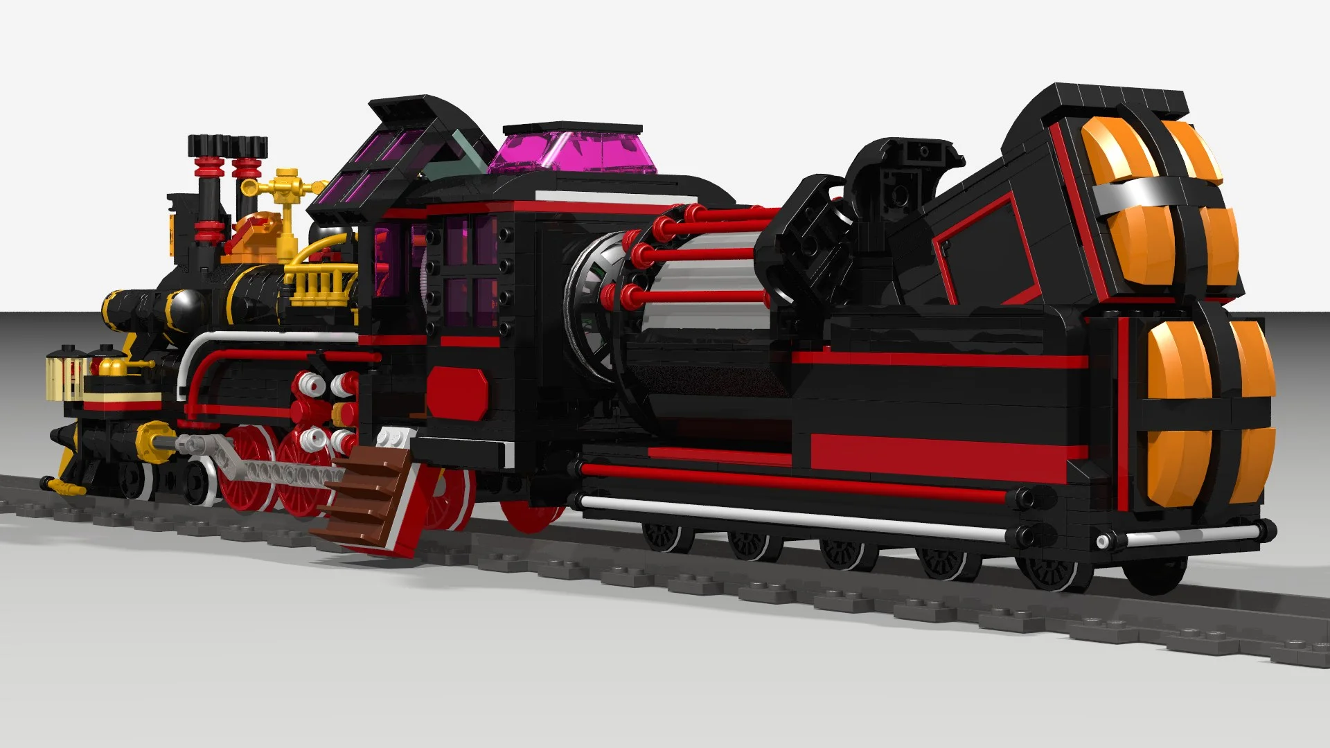 lego back to the future train