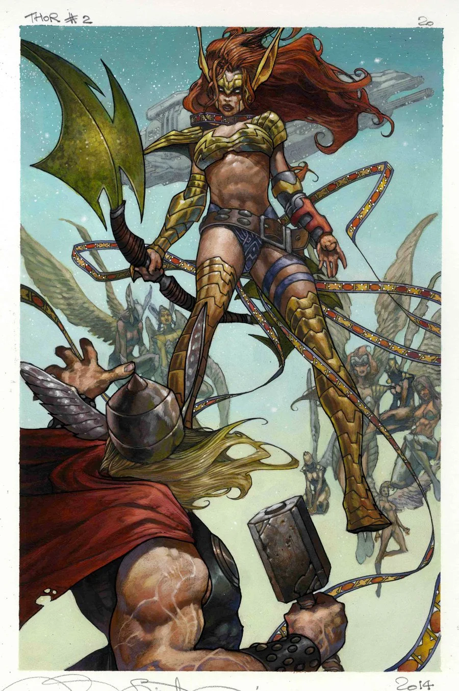 Stunning ORIGINAL SIN: THOR Cover Art by Simone Bianchi — GeekTyrant
