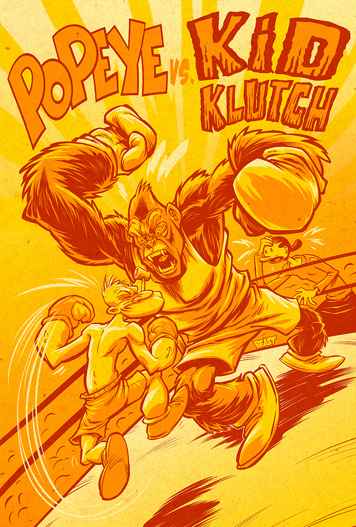   "Popeye vs. Kid Klutch" by&nbsp;  BeastPop  