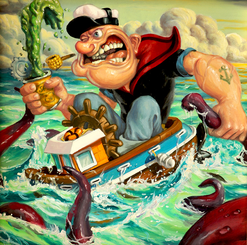   "Popeye" by&nbsp;  Jonathan Bergeron&nbsp;  (Johnny Crap)  