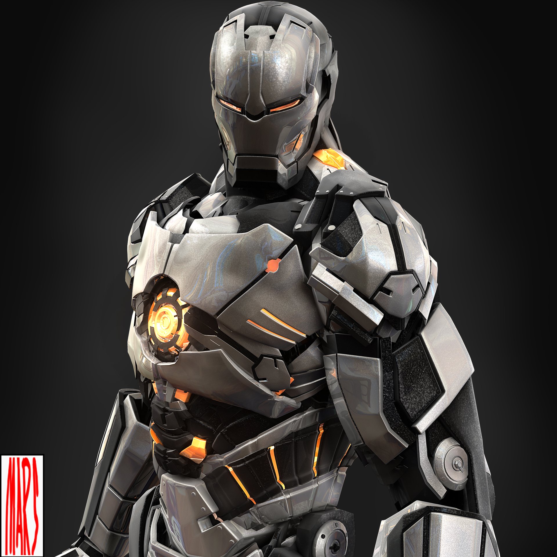 iron man armor fan art