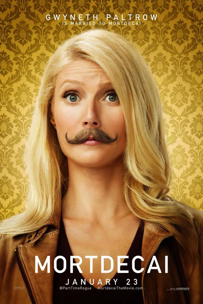 4 Silly Mustache Filled Posters for Johnny Depp's MORTDECAI — GeekTyrant