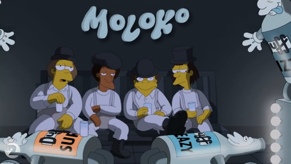 Brilliantly Funny A CLOCKWORK ORANGE Parody from THE SIMPSONS — GeekTyrant