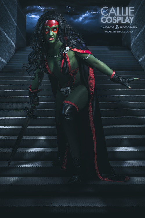 Callie Cosplay is Gamora | Photo by: David Love Photography | Make up by: Elia Lizcano