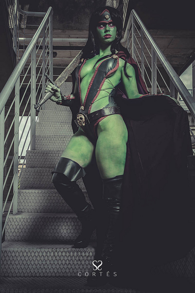 Florencia Sofen is Gamora | Photo by: Fernando Cortés