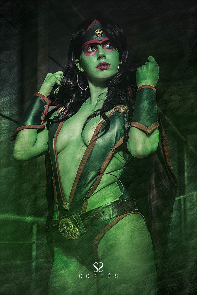 Florencia Sofen is Gamora | Photo by: Fernando Cortés