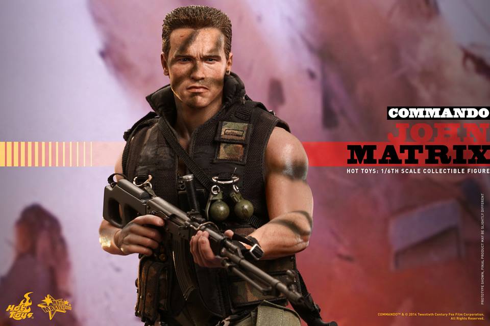 Hals melodi Fremskynde Hot Toys' Arnold Schwarzenegger COMMANDO Action Figure — GeekTyrant
