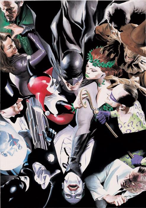 Batman Crowded with Villains in Alex Ross Art — GeekTyrant