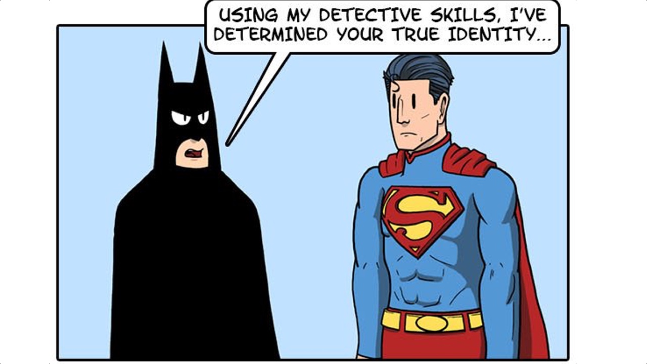 Batman Vs Superman True Identity Comic Strip Geektyrant Batman Vs Superman True Identity Comic Strip Geektyrant
