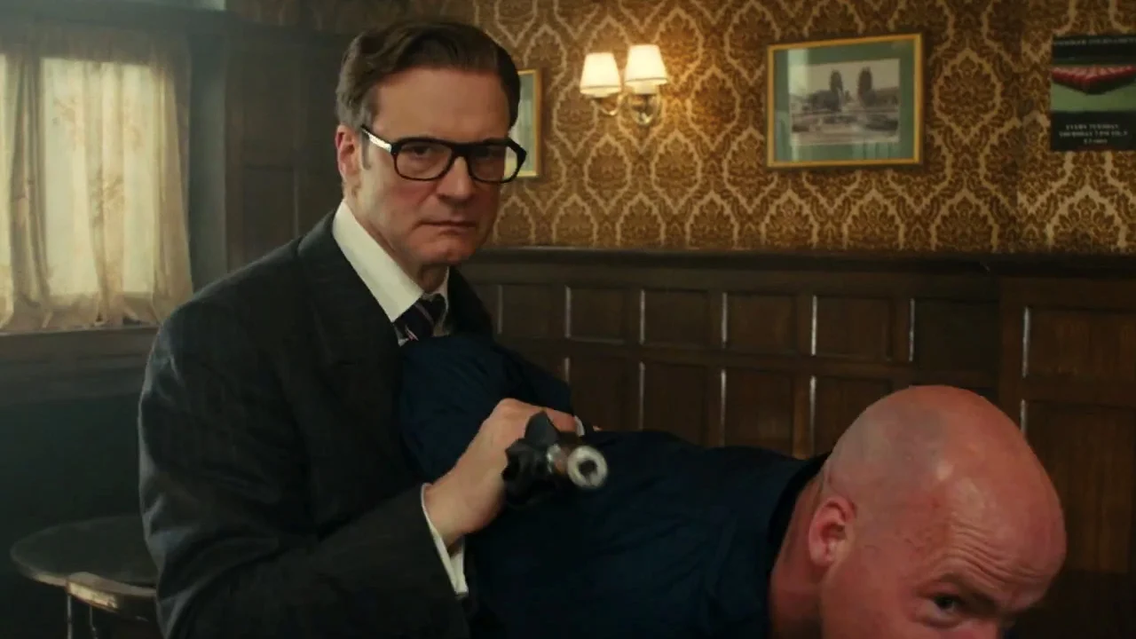 Kingsman First Mission Post Credit Scene Full Bar Fight Scene From KINGSMAN: THE SECRET SERVICE — GeekTyrant