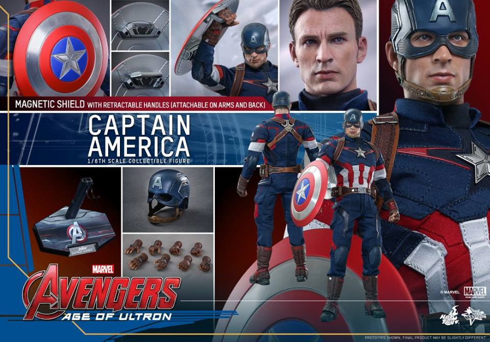 Captain America Banpresto WCF World Collectable Figure Avengers Age of Ultron 