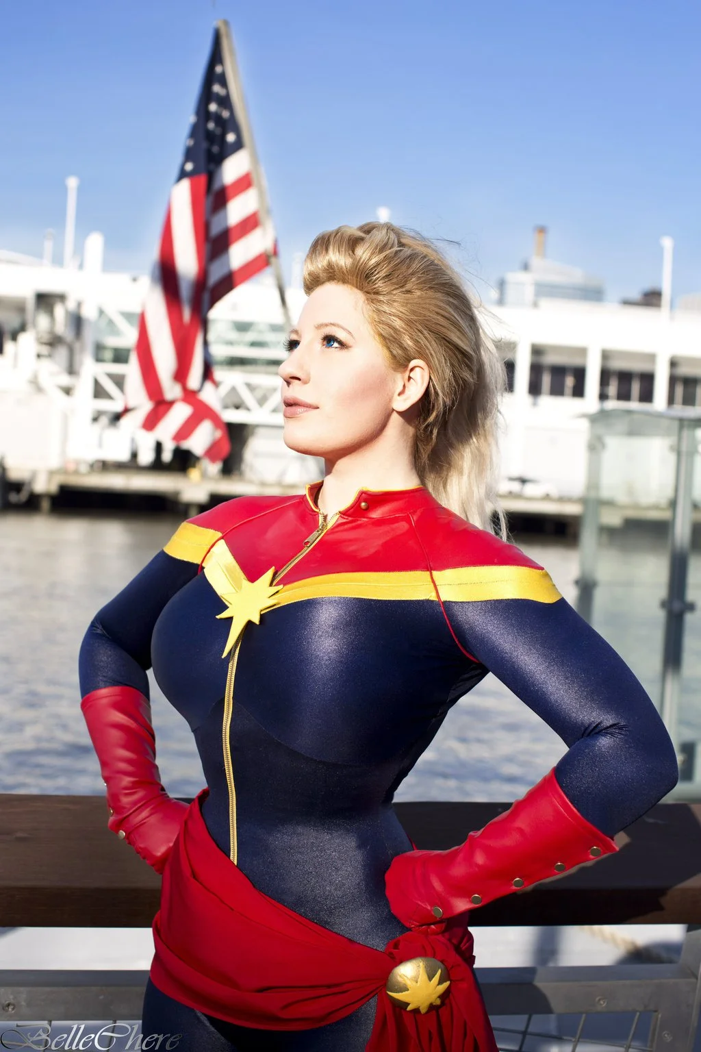 Belle Chere is Captain Marvel