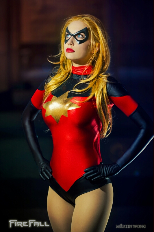   Crystal Graziano  is Captain Marvel — Photo by  Martin Wong  