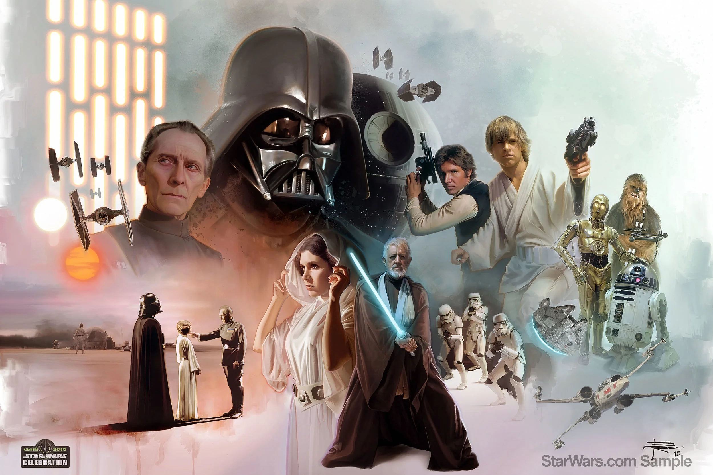 Sneak Peek at STAR WARS CELEBRATION Art Show — GeekTyrant