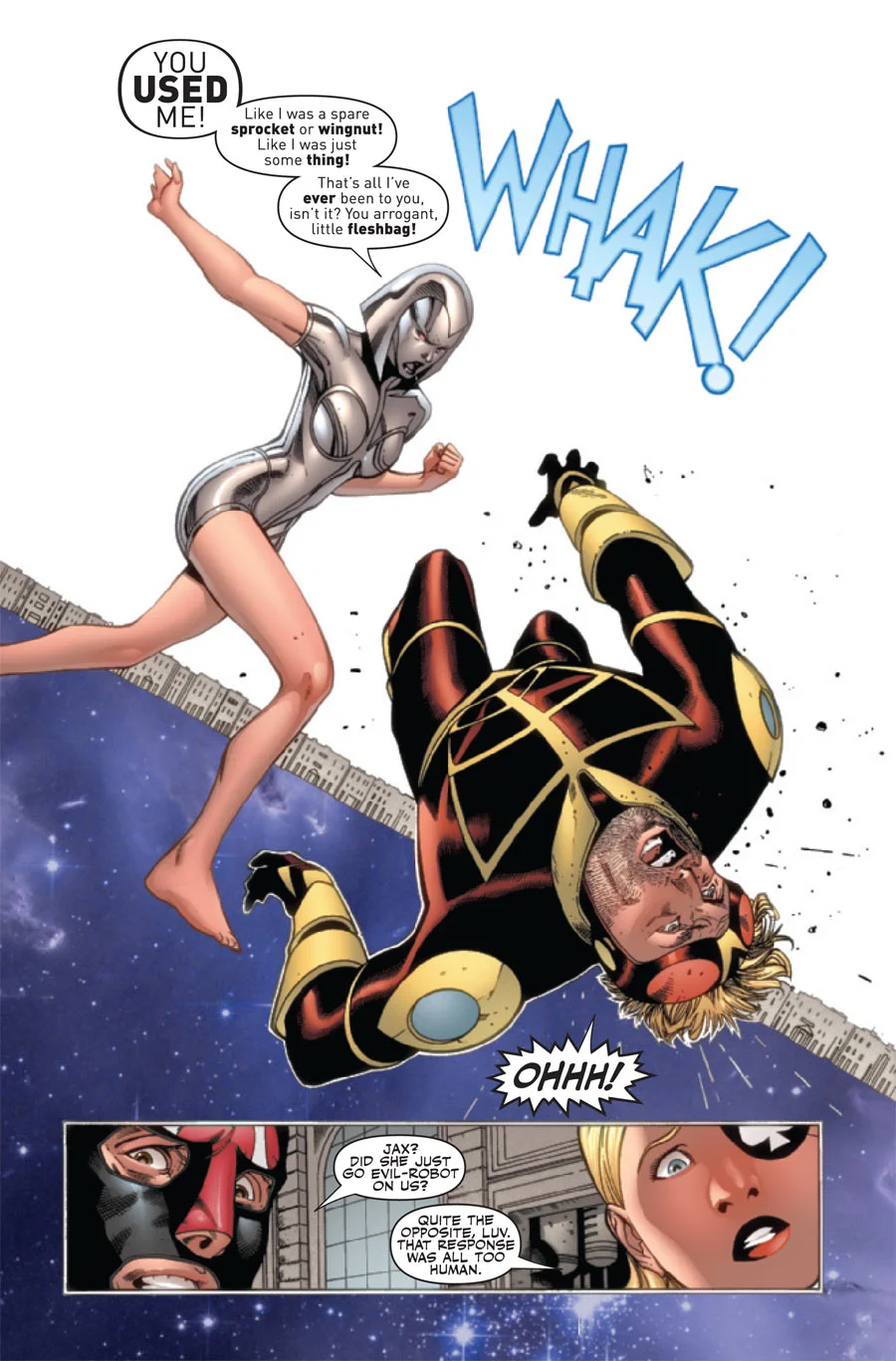 In this case, the slap was totally justified, but it was too good a pic to pass up.