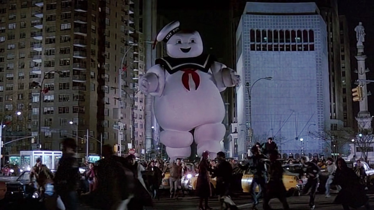 ghostbusters behind the scenes stay puft