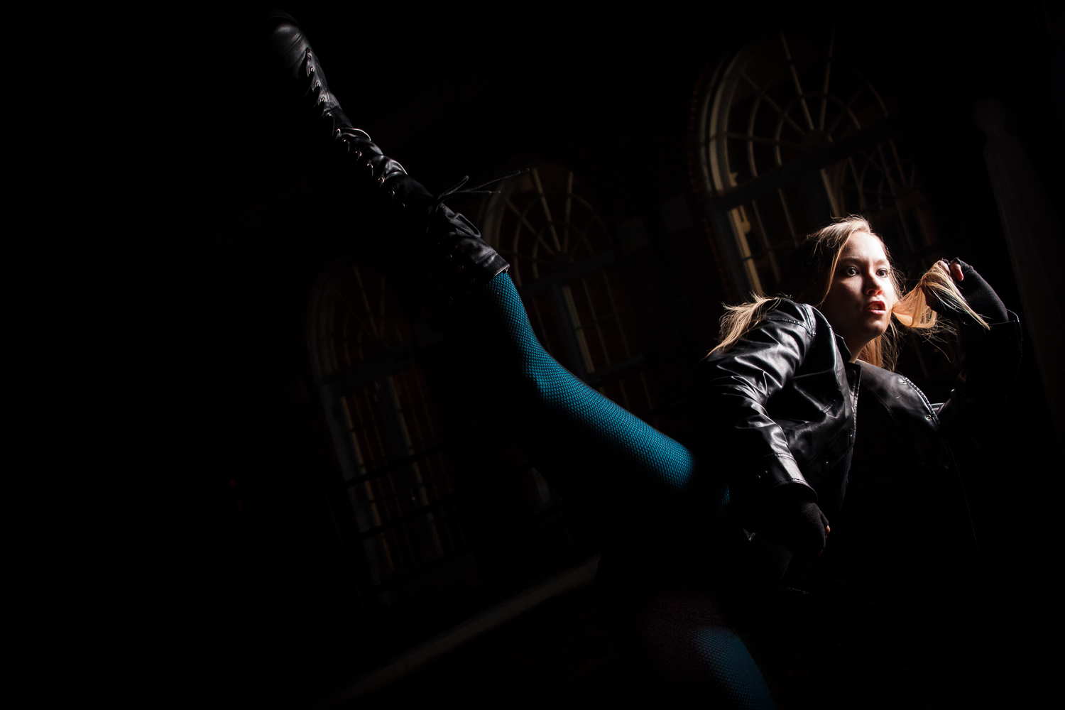 Mikomi Cha n is Black Canary | Photography by Mike Dosik