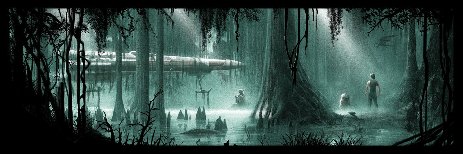EMPIRE STRIKES BACK Dagobah Poster by JC Richard — GeekTyrant