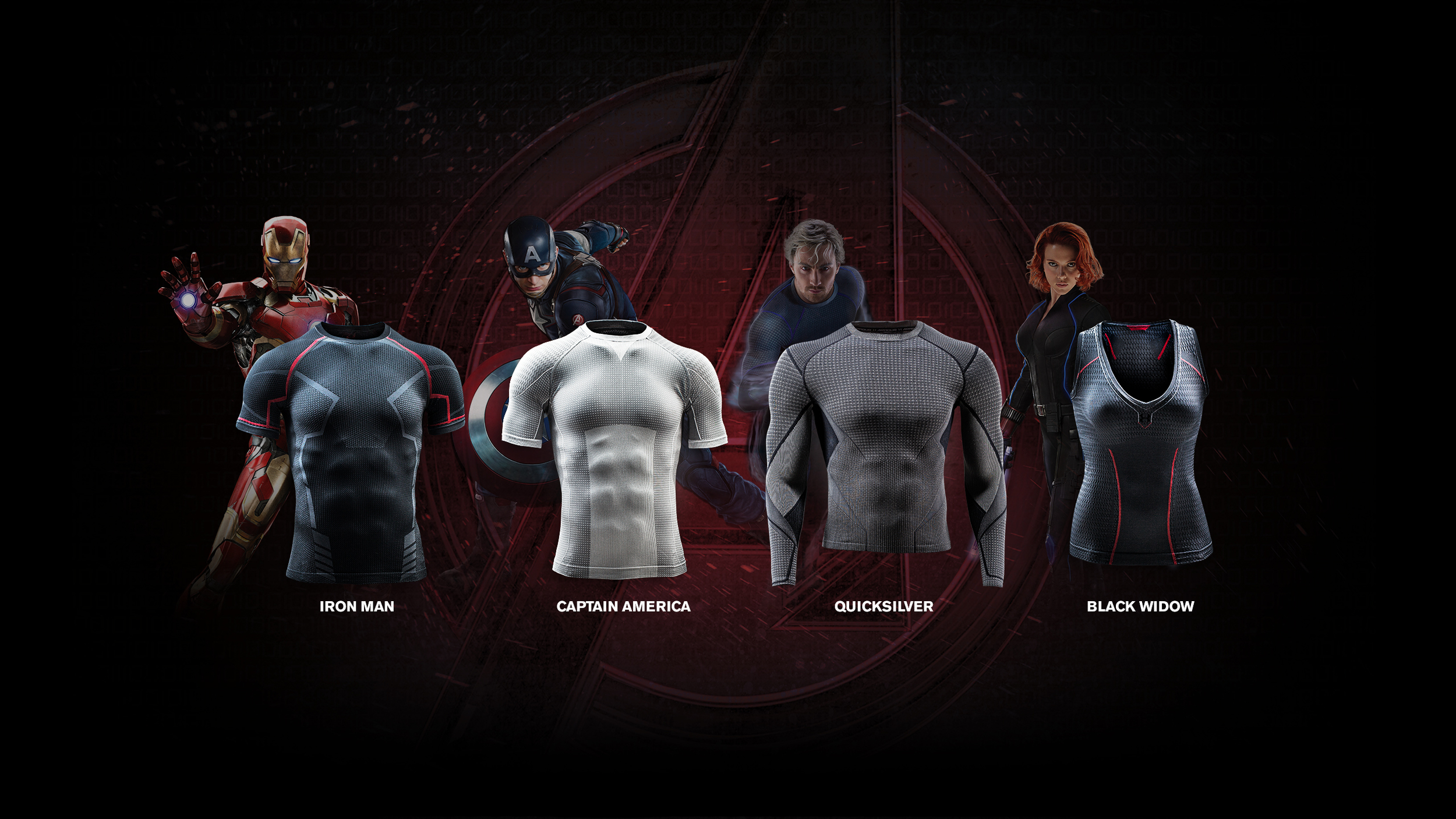 Avengers Superhero Under Armour Gear 